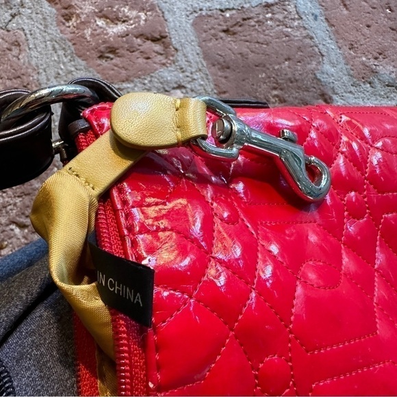 Donald J Pliner red & brown hobo bag - Picture 14 of 16